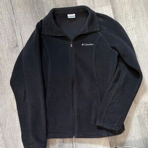 Columbia Black Full-Zip Fleece Jacket